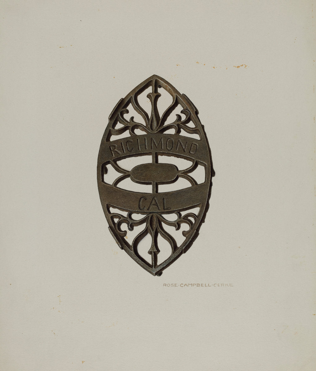 Flatiron Stand by Rose Campbell-Gerke (American, active c. 1935), 16X12"(A3)Poster Print