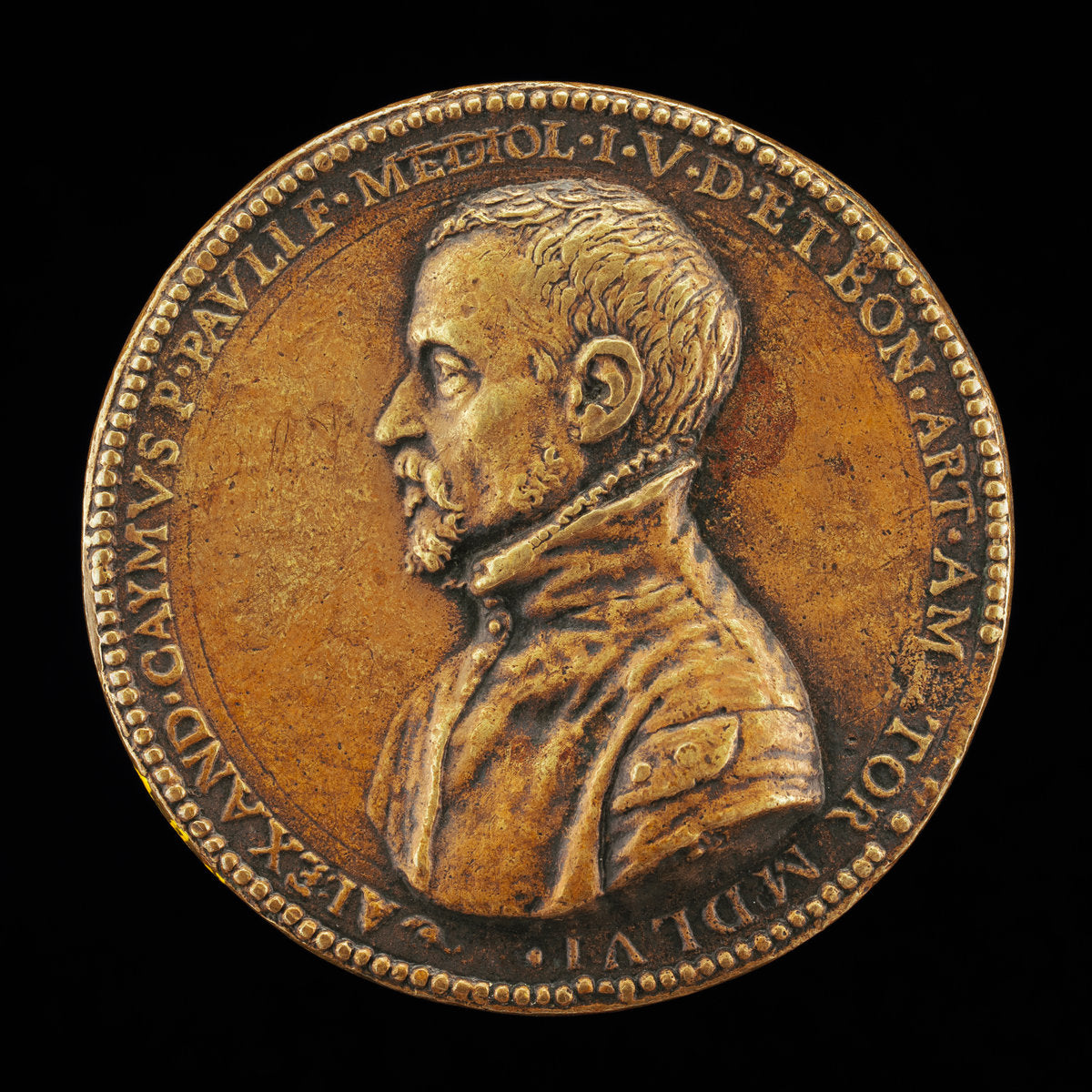 Alessandro Caimo, Jurist of Milan [obverse] by Attributed to Pier Paolo Galeotti (Florentine, c. 1520 - 1584), 16X12"(A3)Poster Print