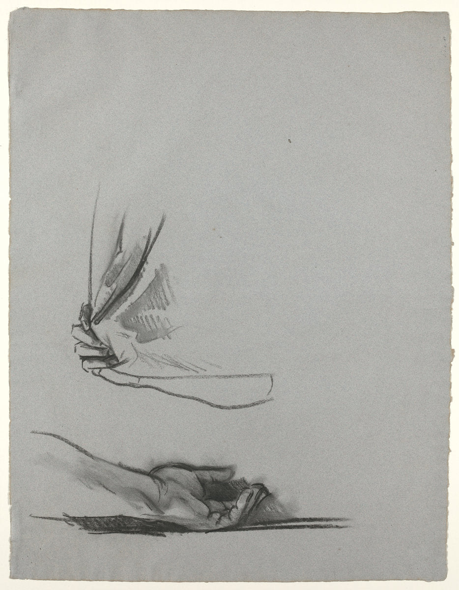 Studies of Hands by John Singer Sargent (American, 1856 - 1925), 16X12"(A3)Poster Print
