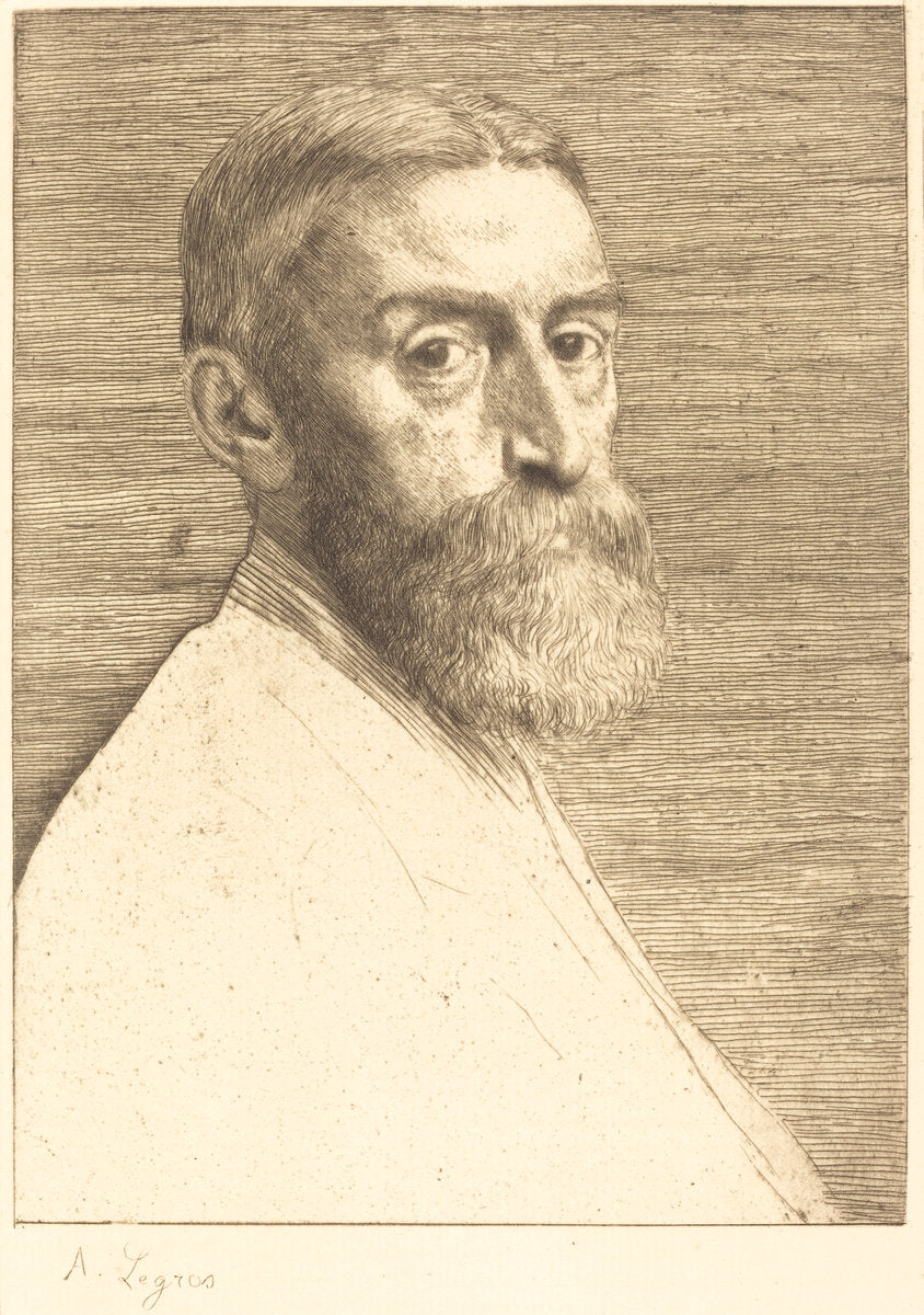 Sir Edward John Poynter by Alphonse Legros (French, 1837 - 1911), 16X12"(A3)Poster Print