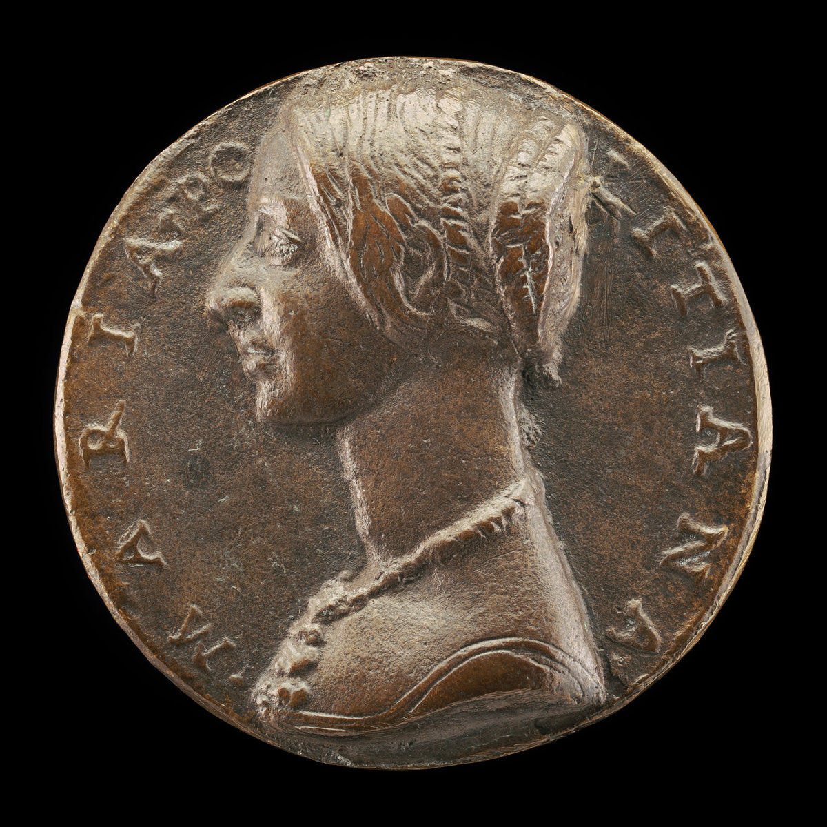 c. 1494 by Style of Niccolò Fiorentino (Maria Poliziana [reverse]), 16X12"(A3)Poster Print