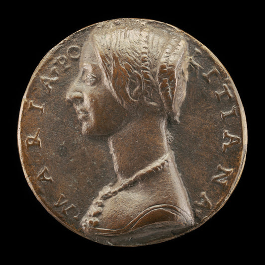 c. 1494 by Style of Niccolò Fiorentino (Maria Poliziana [reverse]), 16X12"(A3)Poster Print