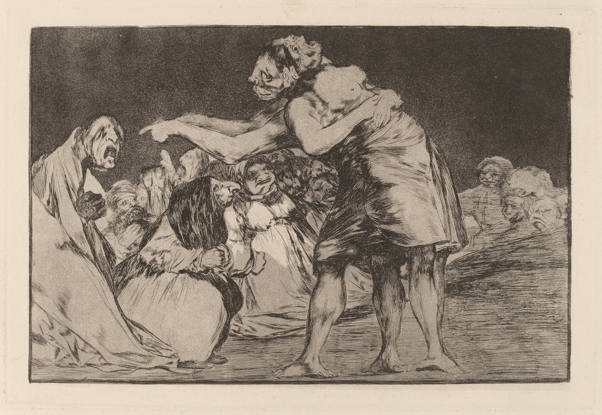 Disparate desordenado (Disorderly Folly) by Francisco de Goya (Spanish, 1746 - 1828), 16X12"(A3)Poster Print