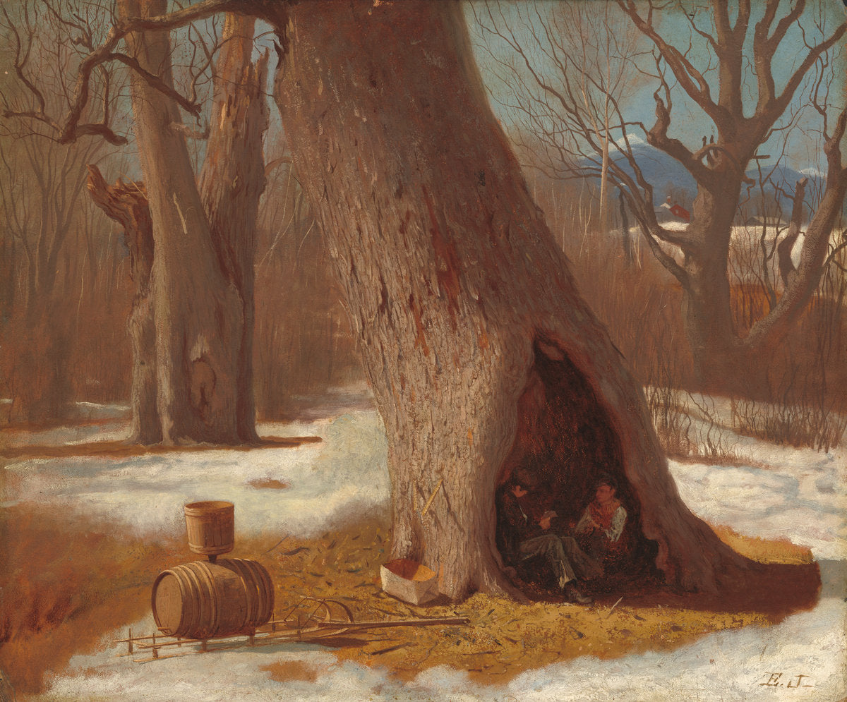The Truants by Eastman Johnson (American, 1824 - 1906), 16X12"(A3)Poster Print