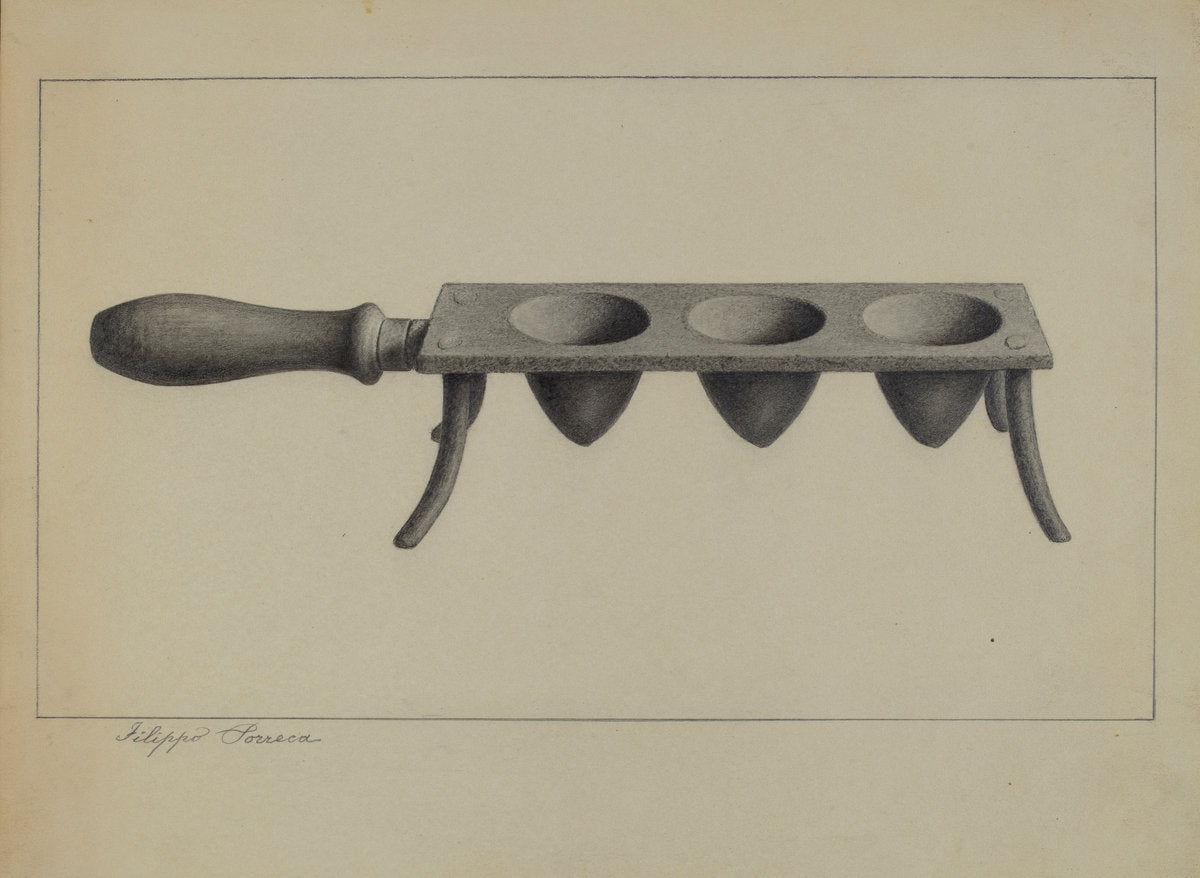 Egg Roaster by Filippo Porreca (American, active c. 1935), 16X12"(A3)Poster Print