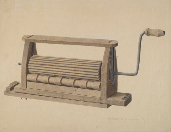Clothes Washer by Alexander Anderson (American, active c. 1935), 16X12"(A3)Poster Print