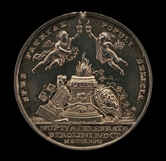 Marriage Altar [reverse] by Gysbert van Moelingen (Dutch, active 1754 - 1771), 16X12"(A3)Poster Print