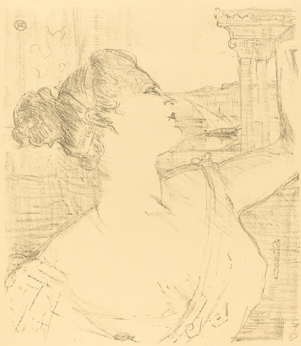 Subra of the Opera? (Subra, de l'opéra?) by Henri de Toulouse-Lautrec (French, 1864 - 1901), 16X12"(A3)Poster Print