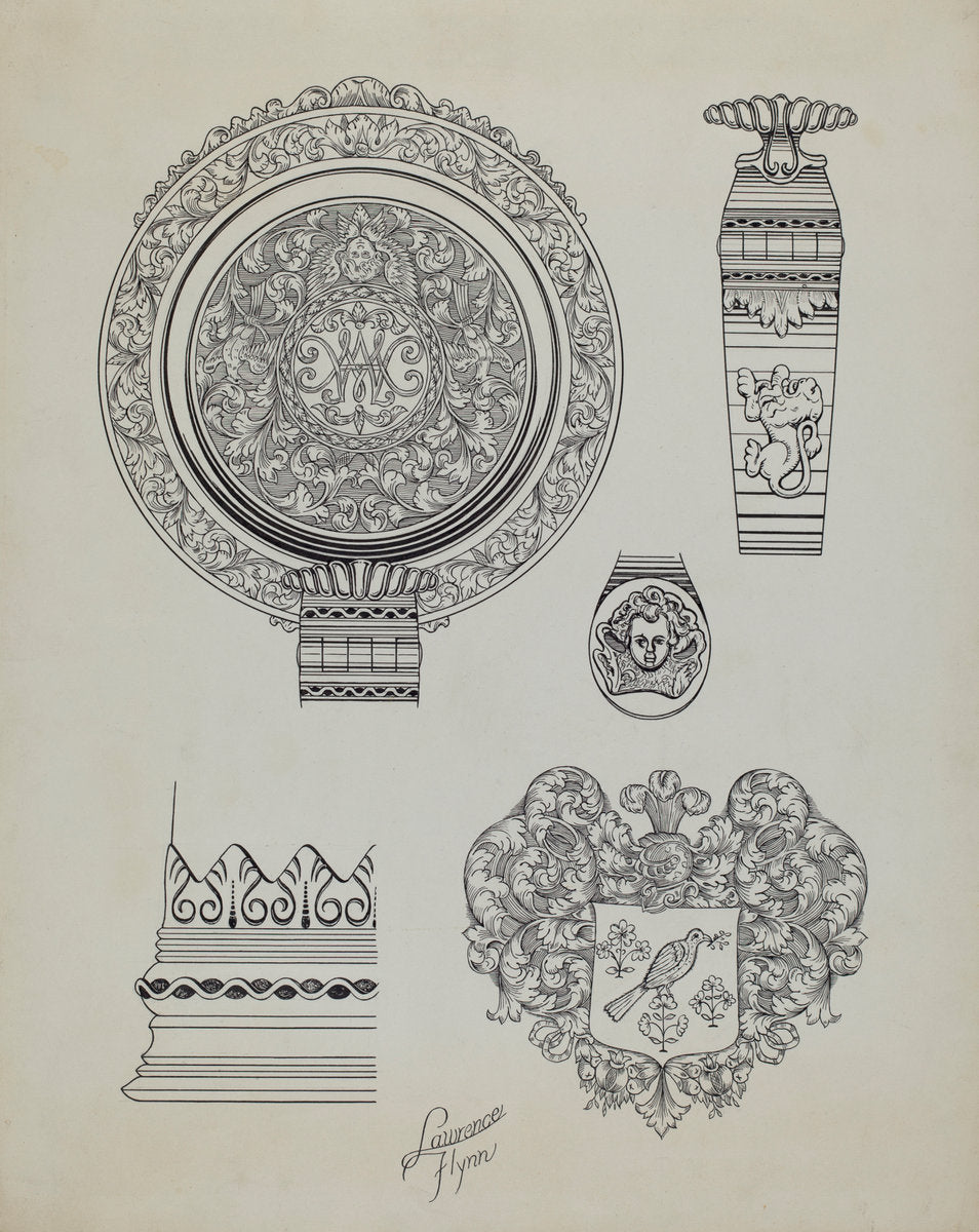 Silver Tankard by Lawrence Flynn (American, 1900 - 1973), 16X12"(A3)Poster Print