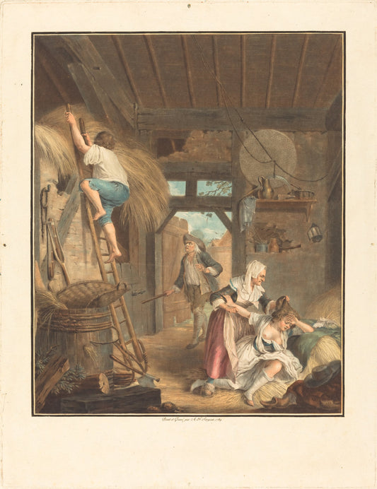 Il est trop tard by Antoine-François Sergent (French, 1751 - 1847), 16X12"(A3)Poster Print