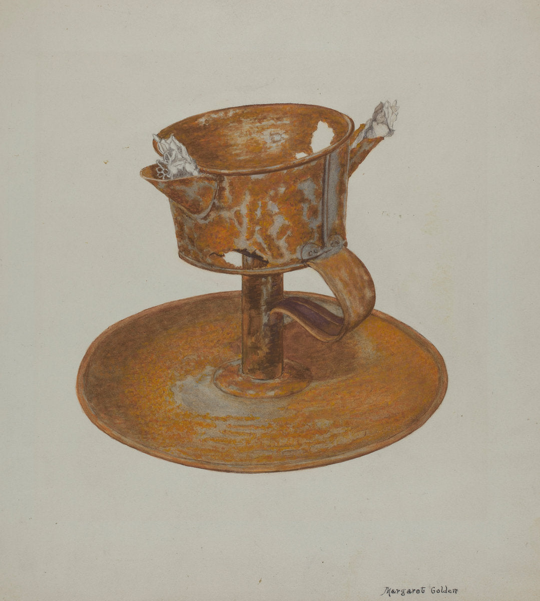 Grease Lamp by Margaret Golden (American, active c. 1935), 16X12"(A3)Poster Print