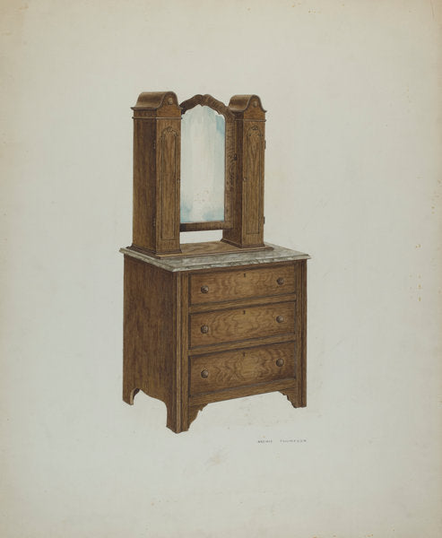 Bride's Bureau by Archie Thompson (American, active c. 1935), 16X12"(A3)Poster Print