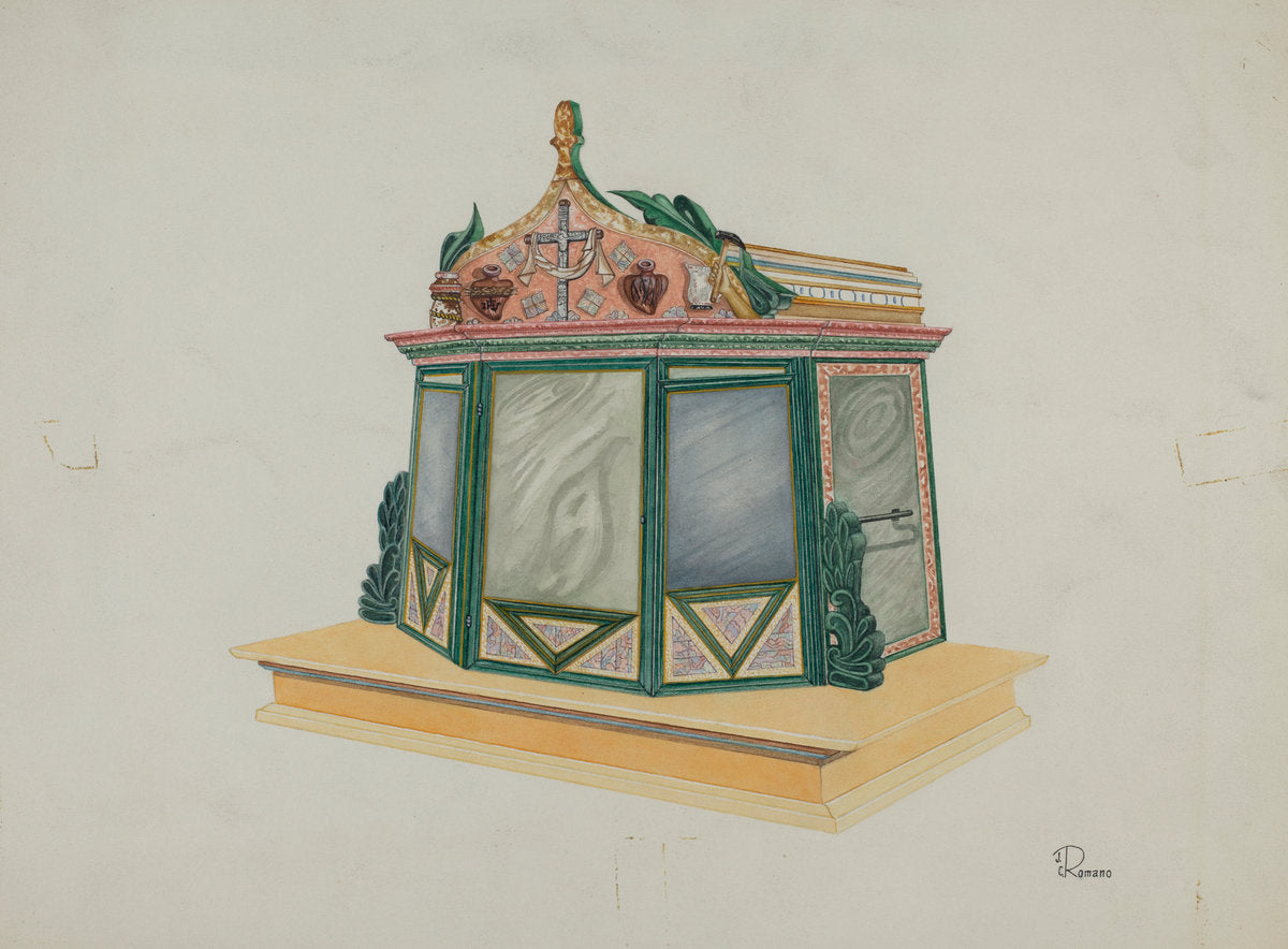 Tabernacle by Josephine C. Romano (American, 1915 - 2009), 16X12"(A3)Poster Print