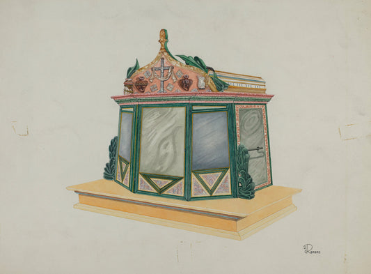 Tabernacle by Josephine C. Romano (American, 1915 - 2009), 16X12"(A3)Poster Print