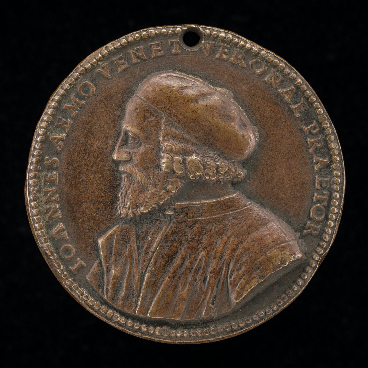 Giovanni Emo, Podesta of Verona 1527 [obverse] by Giovanni Maria Pomedelli (Italian, 1478/1479 - 1537), 16X12"(A3)Poster Print