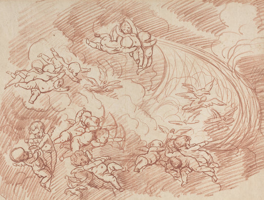 18th century by French 18th Century (The Veil of Cupids), 16X12"(A3)Poster Print