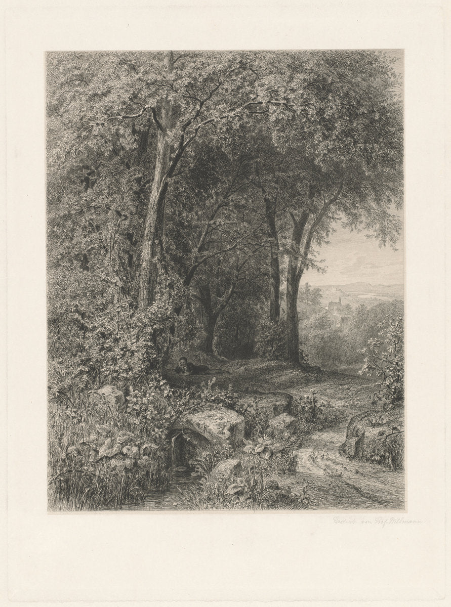 Summer by Eduard Willmann, after Eduard Marak (German, 1820 - 1877), 16X12"(A3)Poster Print