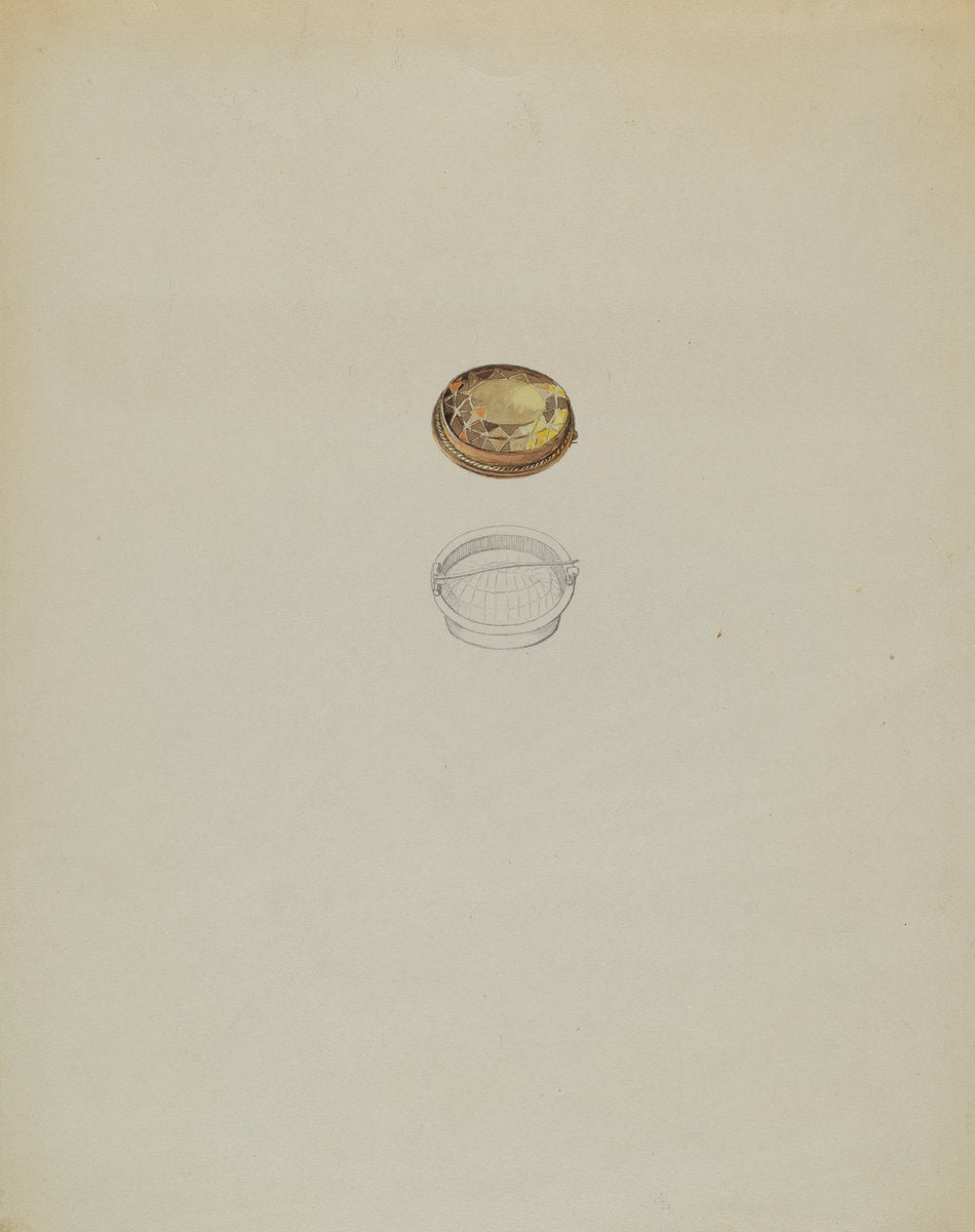 Brooch by Doris Beer (American, active c. 1935), 16X12"(A3)Poster Print
