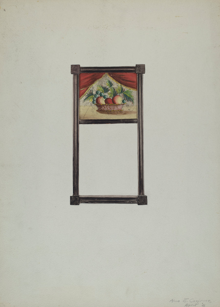 Mirror by Alice Cosgrove (American, active c. 1935), 16X12"(A3)Poster Print
