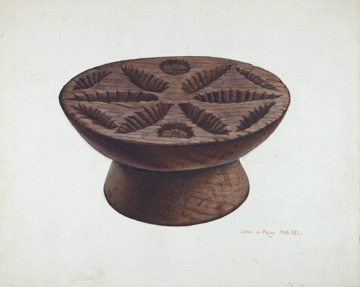Butter Mold by John Price (American, active c. 1935), 16X12"(A3)Poster Print