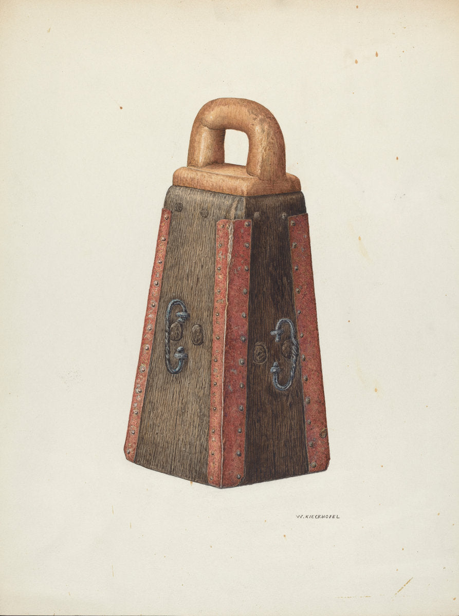 Rattle (Matraca) by William Kieckhofel (American, active c. 1935), 16X12"(A3)Poster Print