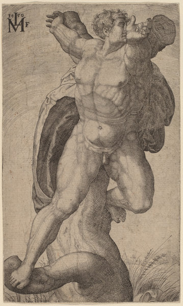 The Crucified Man by Melchior Lorch (Danish, 1526/1527 - 1583 or after), 16X12"(A3)Poster Print