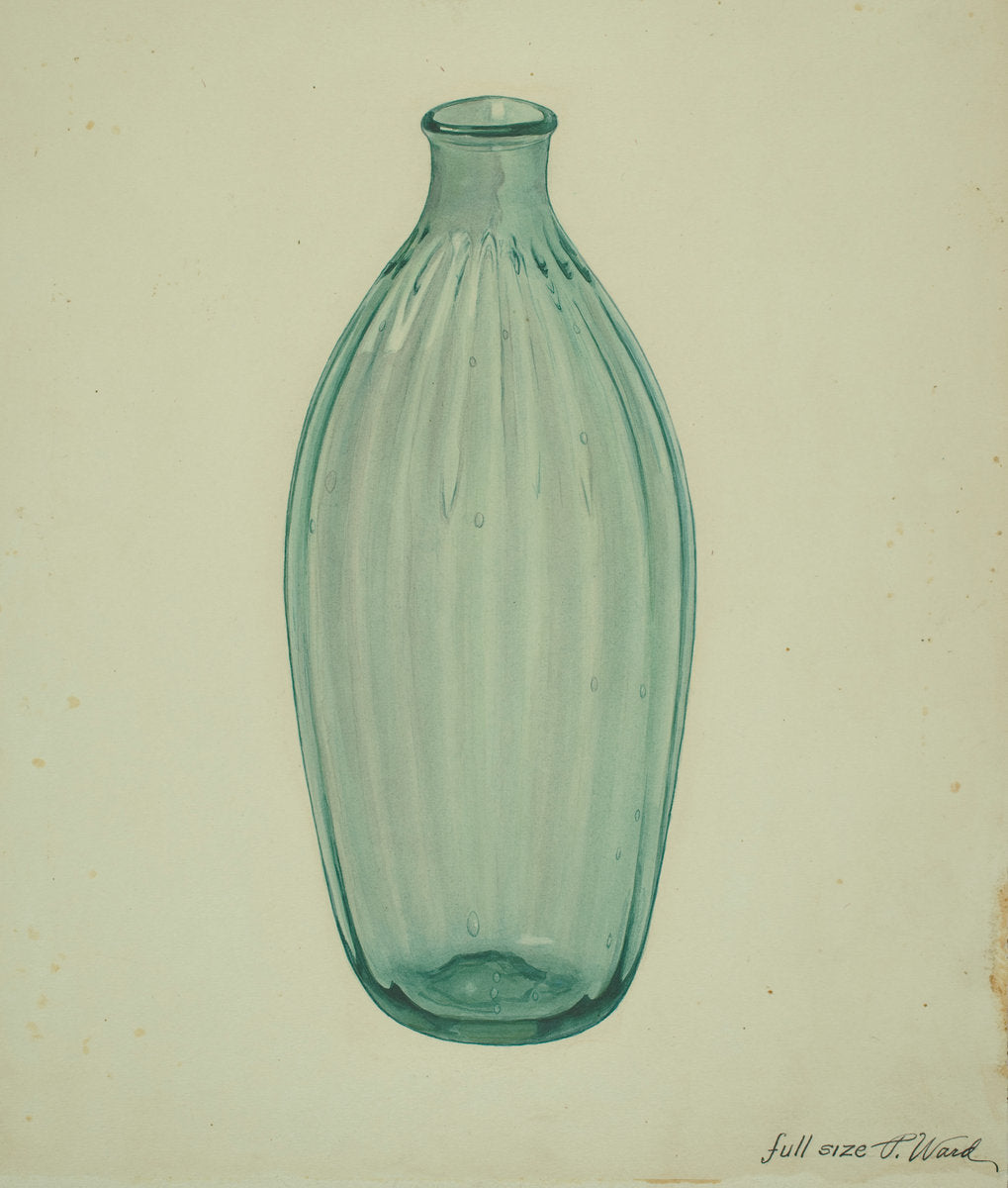 Toilet Bottle by Paul Ward (American, active c. 1935), 16X12"(A3)Poster Print