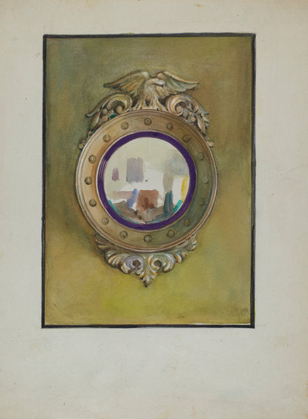 Looking-glass by George Loughridge (American, active c. 1935), 16X12"(A3)Poster Print