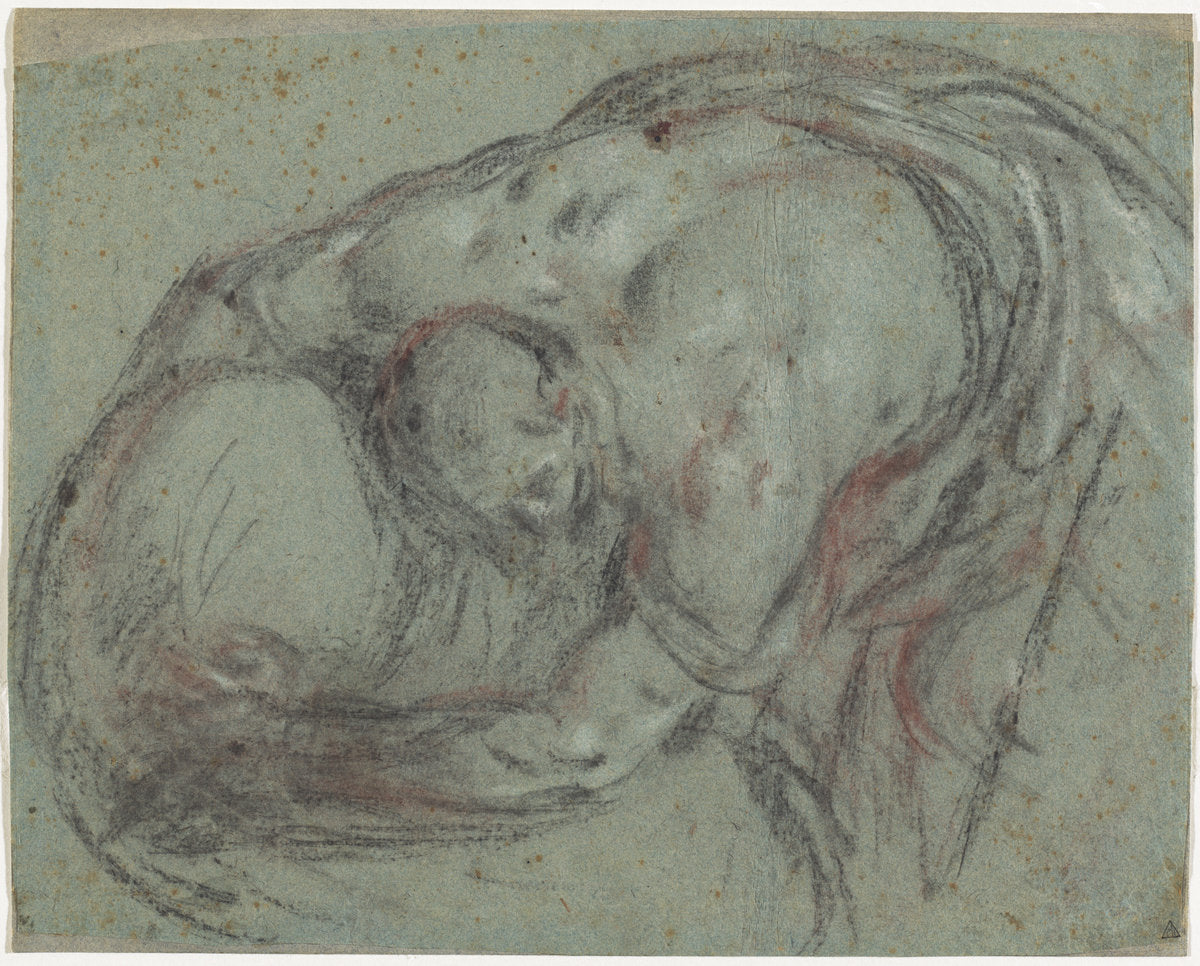 A Man Lifting a Bundle by Leandro Bassano (Italian, 1557 - 1622), 16X12"(A3)Poster Print