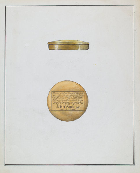 Snuff Box by Madeline Arnold (American, active c. 1935), 16X12"(A3)Poster Print
