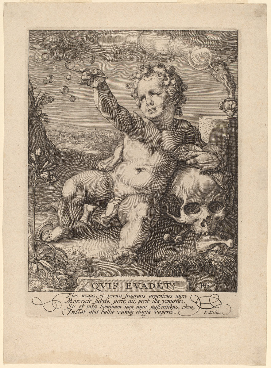 Quis Evadet by Hendrik Goltzius (Dutch, 1558 - 1617), 16X12"(A3)Poster Print