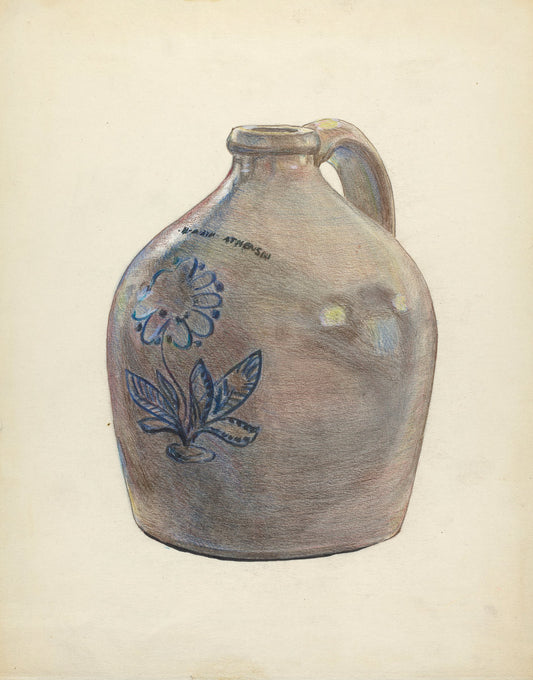 Jug by Francis Borelli (American, active c. 1935), 16X12"(A3)Poster Print