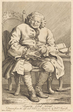 Simon Lord Lovat by William Hogarth (English, 1697 - 1764), 16X12"(A3)Poster Print