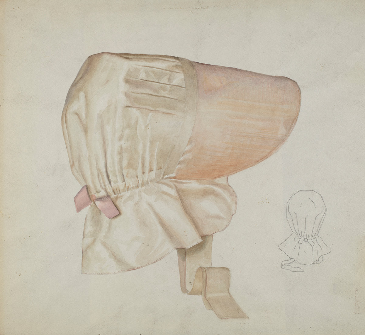 Shaker Bonnet by Alice Stearns (American, active c. 1935), 16X12"(A3)Poster Print