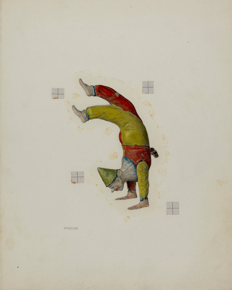 Mechanical Toy by Isidore Danziger (American, active c. 1935), 16X12"(A3)Poster Print