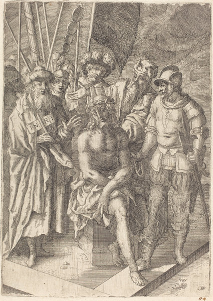Ecce Homo by Hans Weiner (German, c. 1575 - after 1617), 16X12"(A3)Poster Print