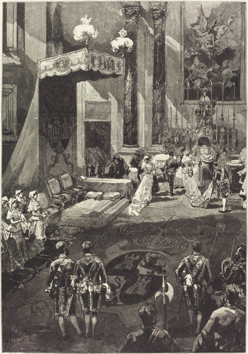 La Naissance d'une Enfante by Daniel Vierge (Spanish, 1851 - 1904), 16X12"(A3)Poster Print