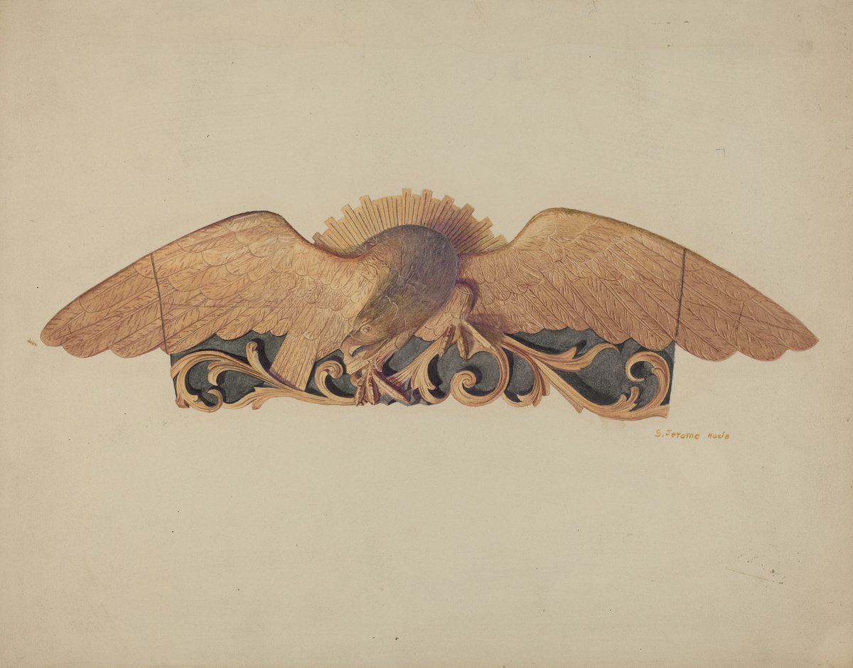 Stern Decoration by Jerome Hoxie (American, active c. 1935), 16X12"(A3)Poster Print