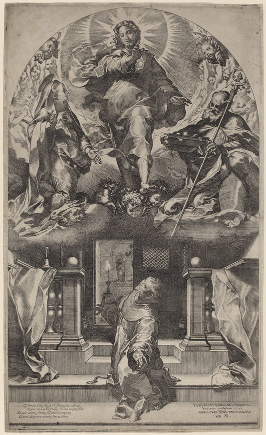 Saint Francis in Ecstasy by Federico Barocci (Italian, probably 1535 - 1612), 16X12"(A3)Poster Print