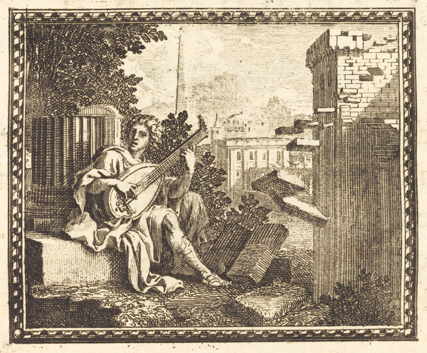 Amphion by Jean Lepautre (French, 1618 - 1682), 16X12"(A3)Poster Print