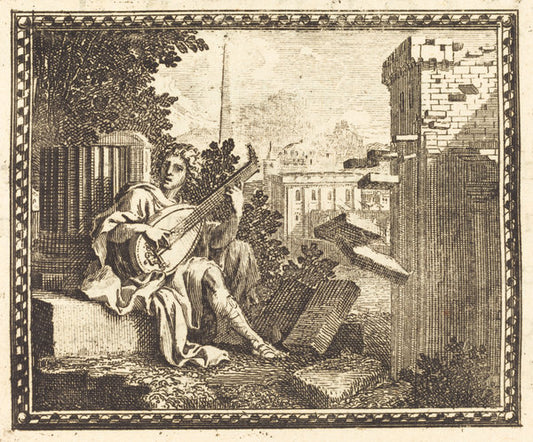 Amphion by Jean Lepautre (French, 1618 - 1682), 16X12"(A3)Poster Print