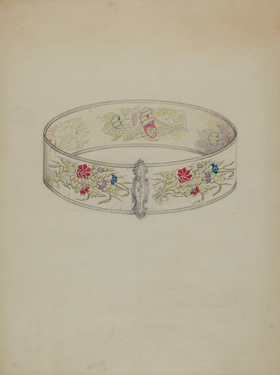 Belt by Jean Peszel (American, active c. 1935), 16X12"(A3)Poster Print
