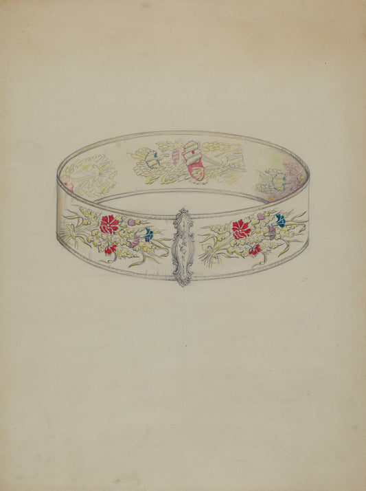 Belt by Jean Peszel (American, active c. 1935), 16X12"(A3)Poster Print