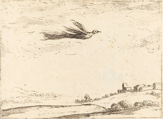 Bird of Paradise by Jacques Callot (French, 1592 - 1635), 16X12"(A3)Poster Print