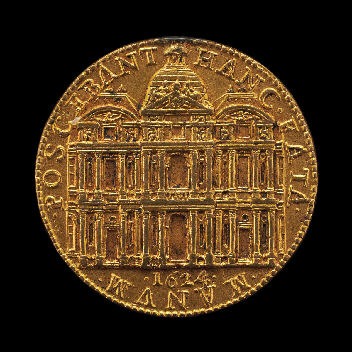 The New Louvre [reverse] by Pierre Regnier (French, c. 1577 - 1640), 16X12"(A3)Poster Print