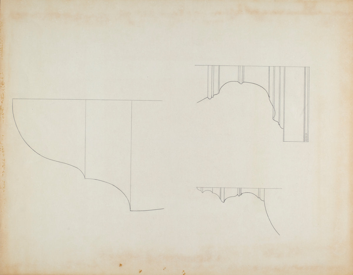 Knife and Spoon Box - Line Drawing by Isidore Sovensky (American, active c. 1935), 16X12"(A3)Poster Print