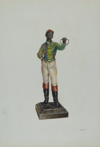 Hitching Post by Robert W.R. Taylor (American, active c. 1935), 16X12"(A3)Poster Print