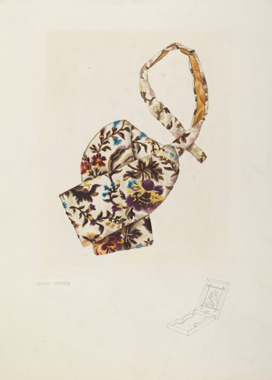Cravat and Box by William Spiecker (American, active c. 1935), 16X12"(A3)Poster Print