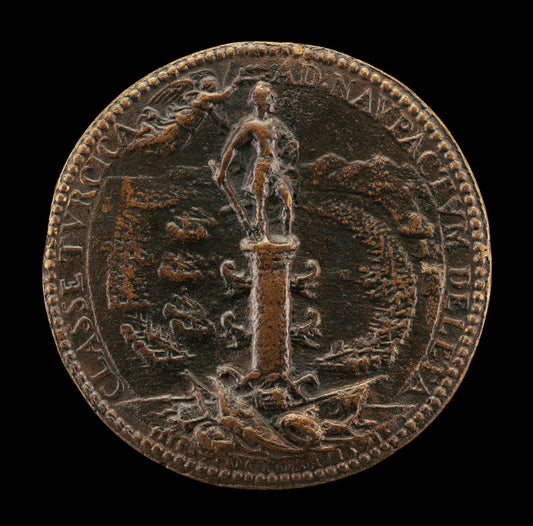 Allegory Celebrating Victory at Lepanto [reverse] by Giovanni Vincenzo Melone (Italian, active 1571 - 1589), 16X12"(A3)Poster Print