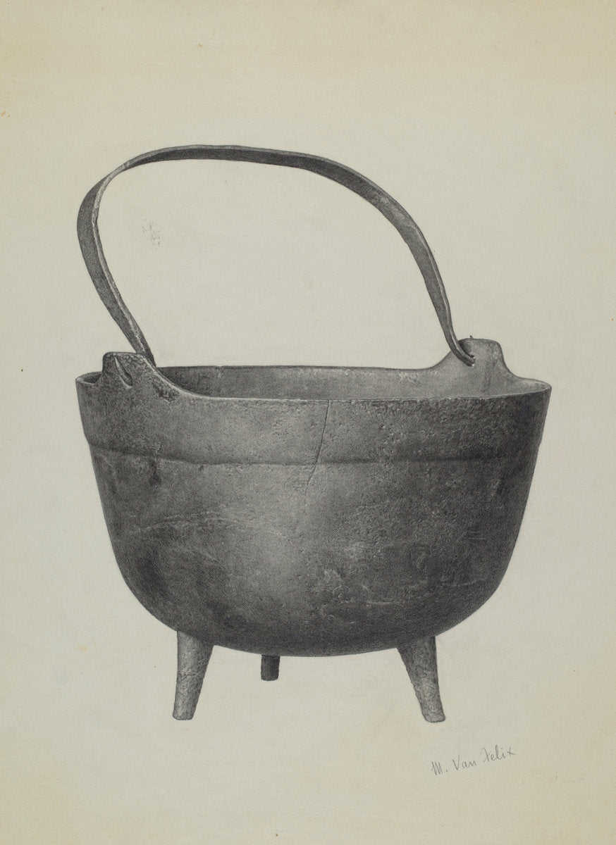 Kettle by Maurice Van Felix (American, active c. 1935), 16X12"(A3)Poster Print